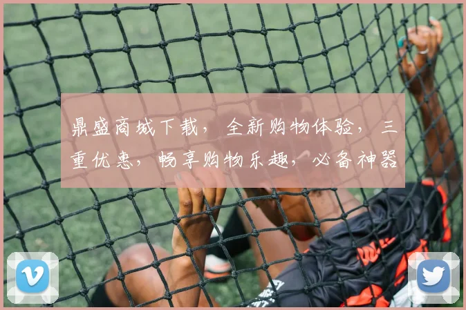 鼎盛商城下载，全新购物体验，三重优惠，畅享购物乐趣，必备神器，不容错过